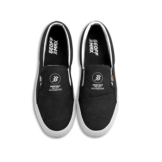 (STOK TERBATAS) Geoff Max Official - Meery Black White | Sepatu Pria | Sneakers