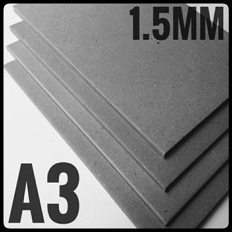 

KARTON BOARD NO 40 /1,5 MM UK 29,7 CM x 42 CM ( ISI 10 LEMBAR )