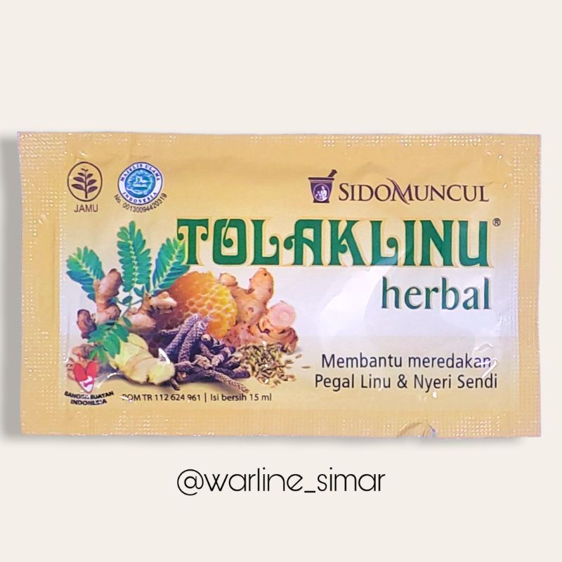 

Tolak Linu Herbal Sidomuncul Sachet 15ml / Jamu Instan Tolak Linu Herbal 15ml