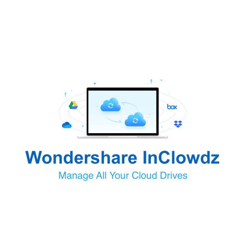 Inclowdz wondershare Tranfer file antar Cloud Dropbox Onedrive Google Drive
