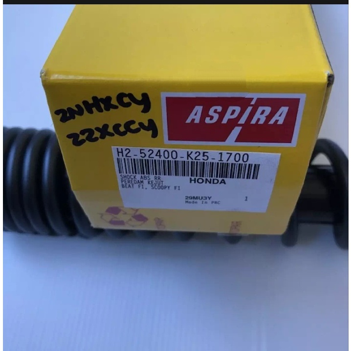 shock breaker BEAT FI K25 ASPIRA shock absorber peredam kejut motor beat fi ASPIRA