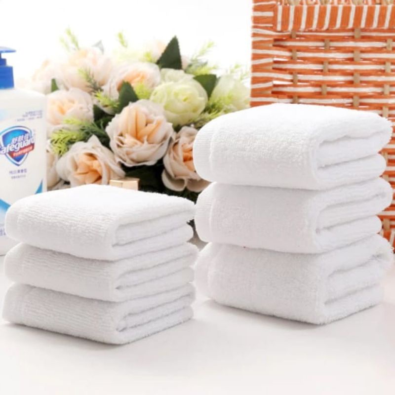 Handuk Mandi Dewasa /Handuk Hotel 100% Cotton Putih Polos 70 X 140