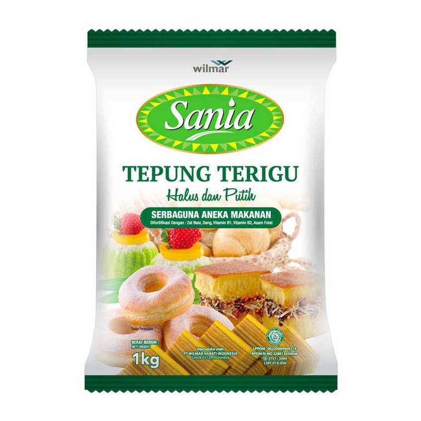 

Sania Tepung Terigu Sebaguna 1 Kg