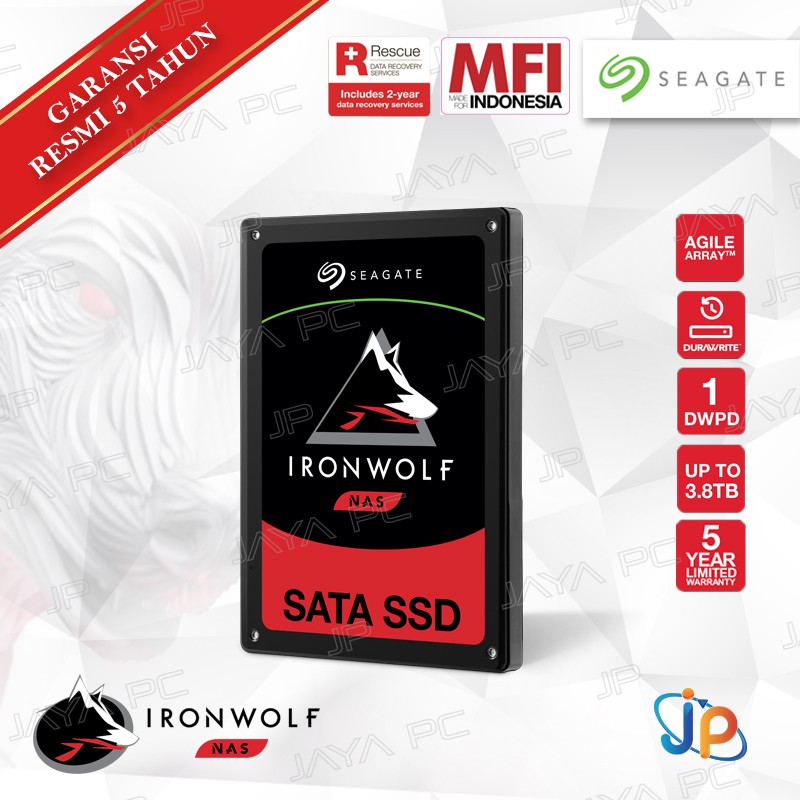 Seagate IRONWOLF NAS 110 SSD 480GB Sata 3 - Seagate SSD 480 GB 2.5"