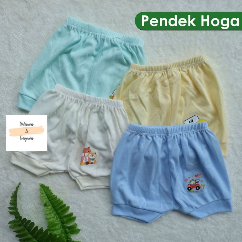 6PCS CELANA PENDEK BAYI HOGA-CELANA BAYI SEGI-CELANA BAYI MURAH