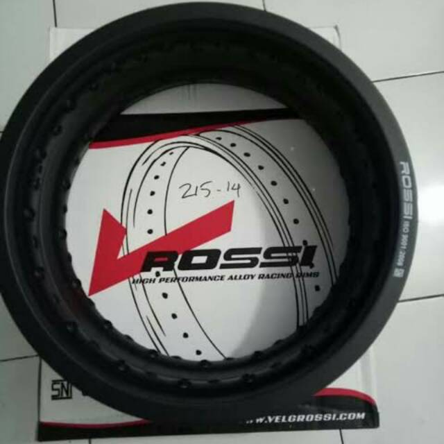 Velg Rossi 215 X 14 Wm Hitam (Ring 14) Matic