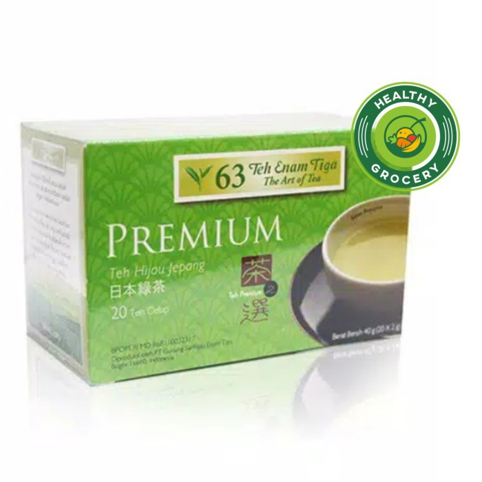 Teh 63 Enam Tiga Teh Hijau 40gr / Grean Tea / Teh Jepang Premium