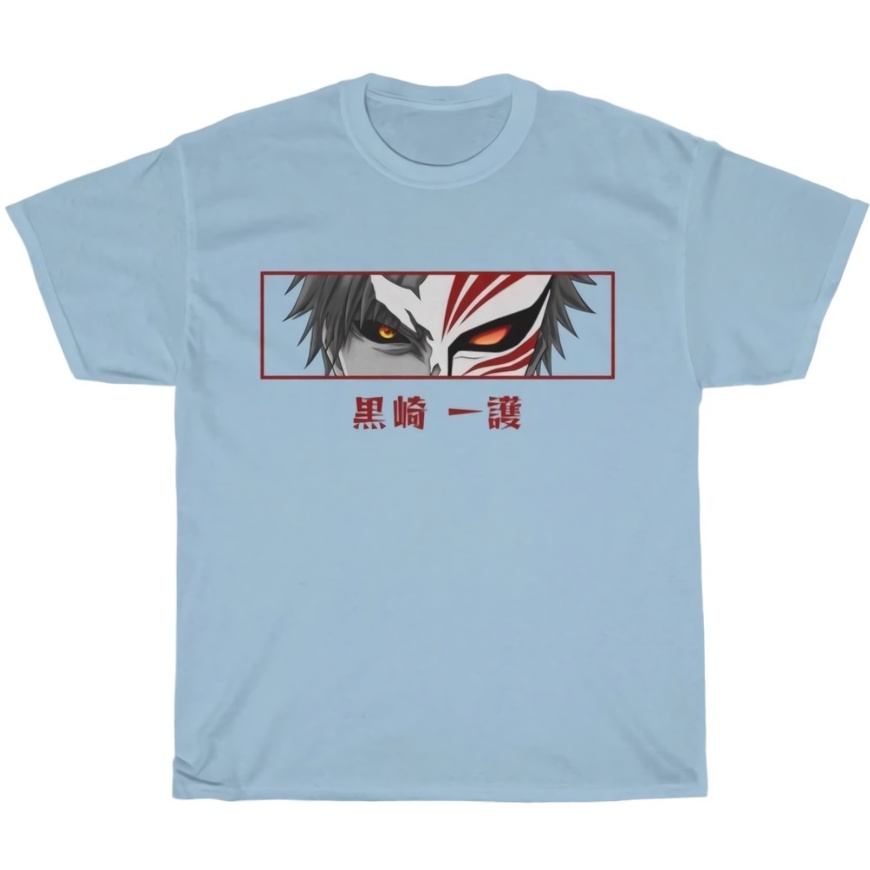 Tshirt Hollow Mask Ichigo Anime Manga Bleach Premium Unisex