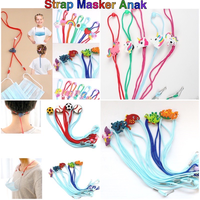 strap masker korea / kalung masker mutiara / masker chain rantai mutiara/ gantungan masker strap