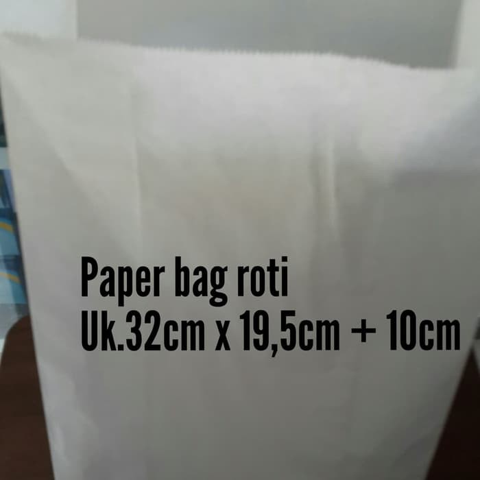 

Paper bag uk.besar/kantong kertas untuk roti/fried chicken/snack