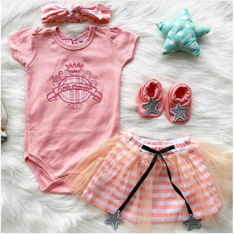 Baju setelan jumper bloomer bib bandana sepatu lucu fashion anak bayi cewek perempuan murah -LIL