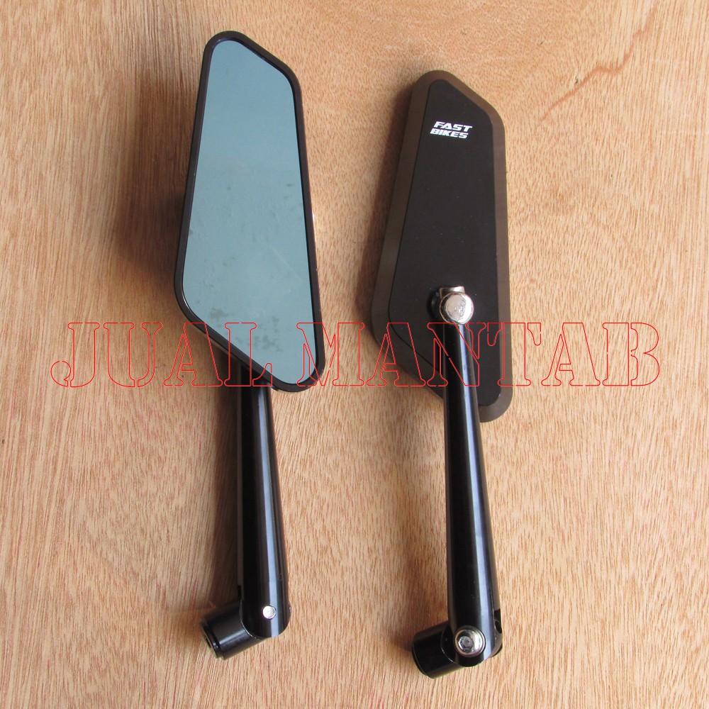 Spion Circuit l Sparepart Variasi Spion Motor Circuit Full CNC Kaca Biru Datar V2 Model Circuit Spion Balap Bikers Universal Murah