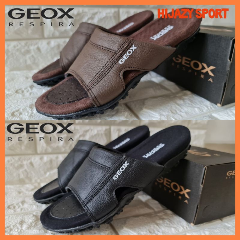 SANDAL PRIA KULIT ASLI / SANDAL SELOP COWOK FORMAL / SENDAL SLIDE FLAT LAKI-LAKI PROMO TERMURAH