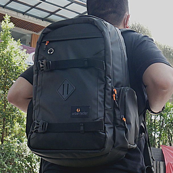 Strong Fighter Black | Tas Ransel Punggung Ori Bag Pria Wanita Backpack Gunung | Urban Factor FORIND