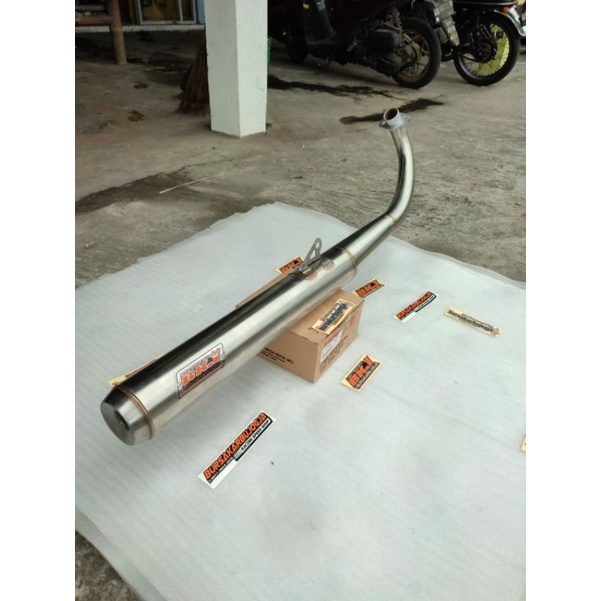 KNALPOT RX KING STANDAR RACING BKJ STAINLESS RXKING RXK