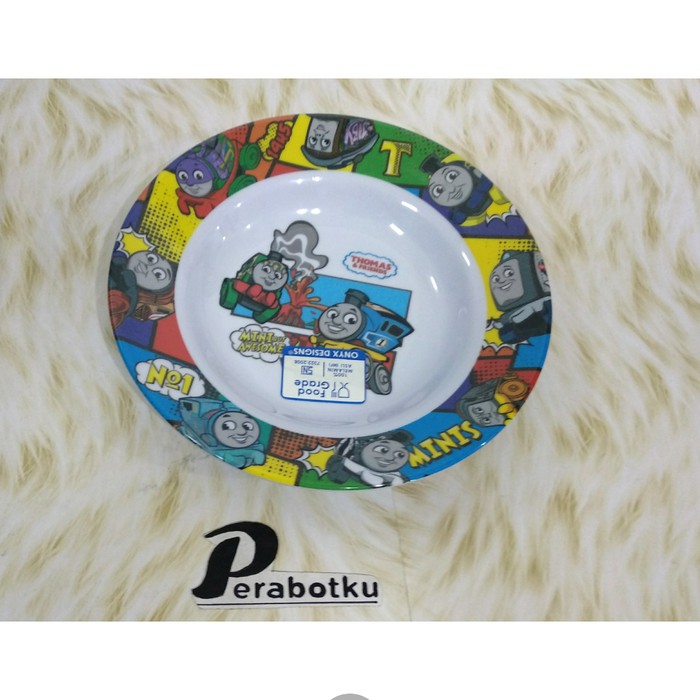 ONYX Piring makan THOMAS and Friends 8" melamin by Seiv Karakter anak