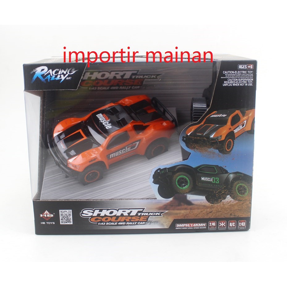 Rc Mini Car Short Course Truck HUANGBO DK4301 2.4ghz RTR Mobil Remote control