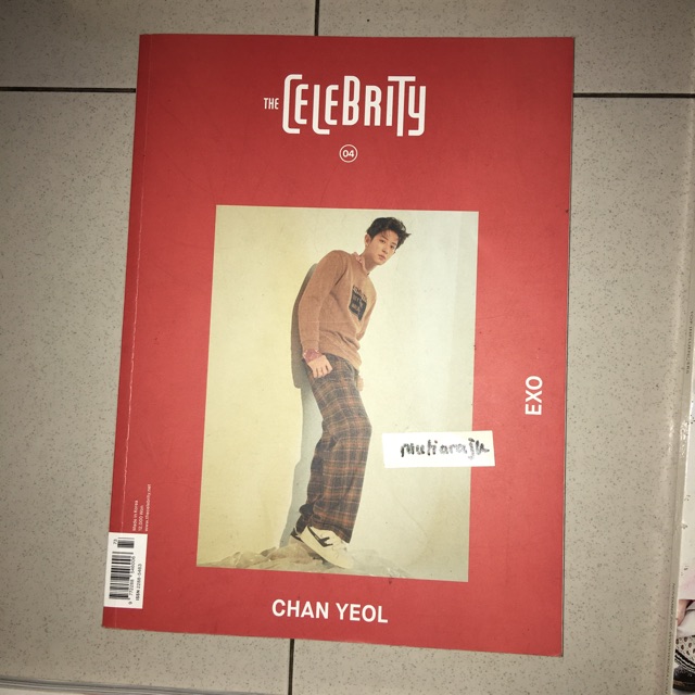 EXO CHANYEOL The Celebrity magazine exploration dot goods flo photocard hologram