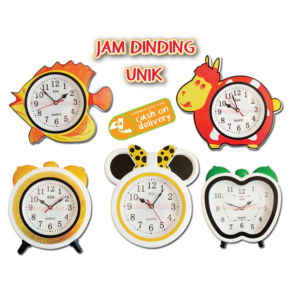 Gambar Jam  Dinding  Unik Dan Lucu