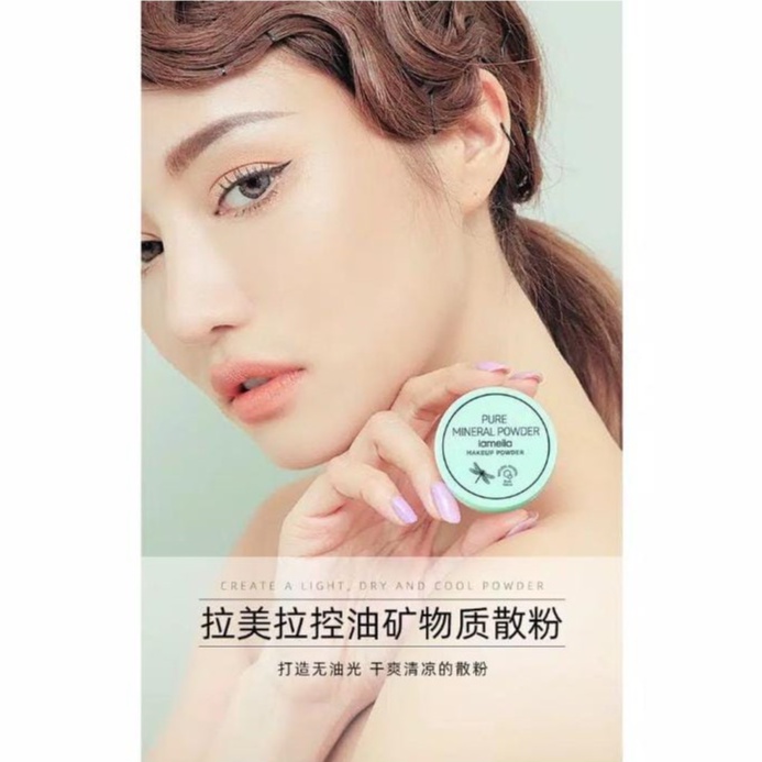 LAMEILA Pure Mineral Powder Make up Powder Daun LS 3607