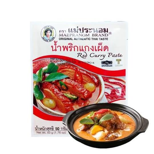 

maepranom red curry paste 50gr