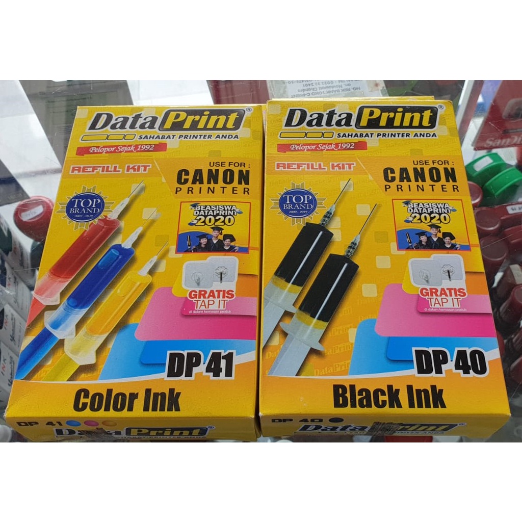 TINTA SUNTIK PRINTER CANON DATAPRINT HITAM / WARNA