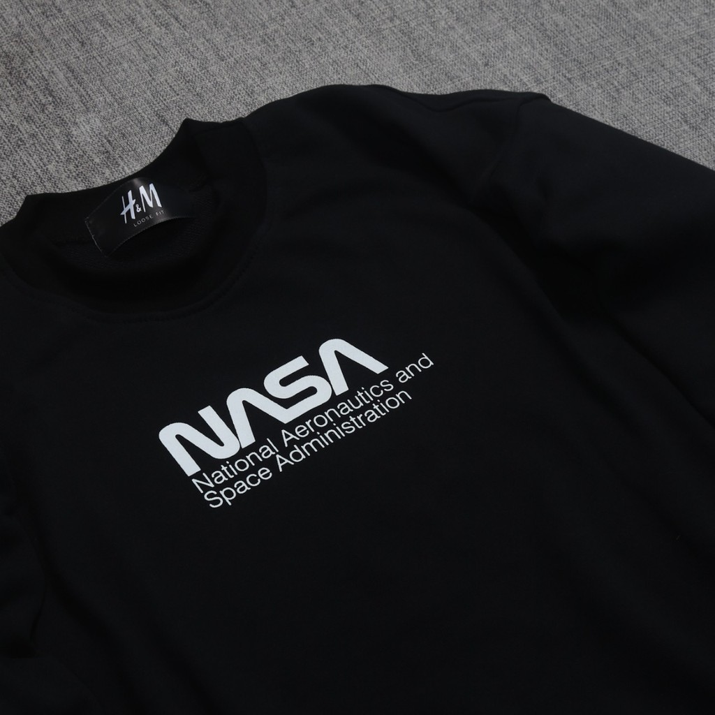 Jaket crewneck Nasa H&amp;M premium full-tag