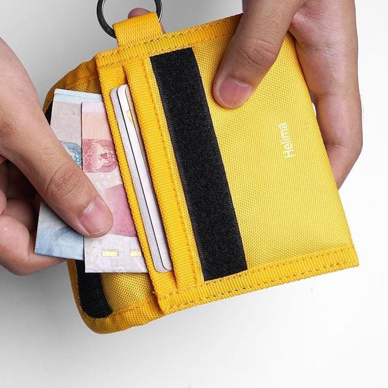 ۩ GALLERYSTOREKU - DOMPET SAKO GRID HELIMA WALLET IMPORT DOMPET KANTOR GANTUNGAN ➣