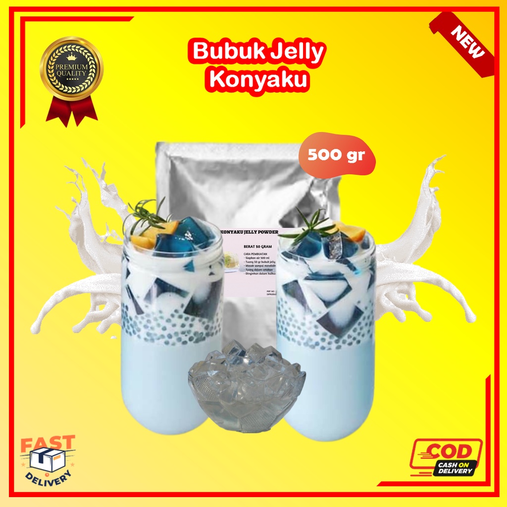 

Bubuk Minuman Jelly Konyaku Bubuk Topping Jelly Konyaku Plain Kenyal dan Bening Harga Terjangkau Best Quality Terlaris