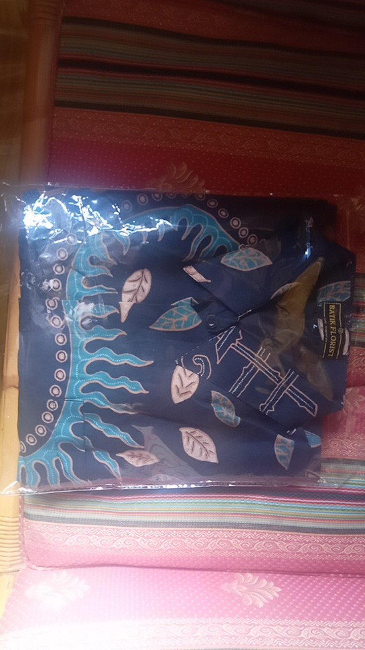 Purbo Mukti Cabut Kemeja Batik Pria Full Furing Bahan Katun Cabut Primisima