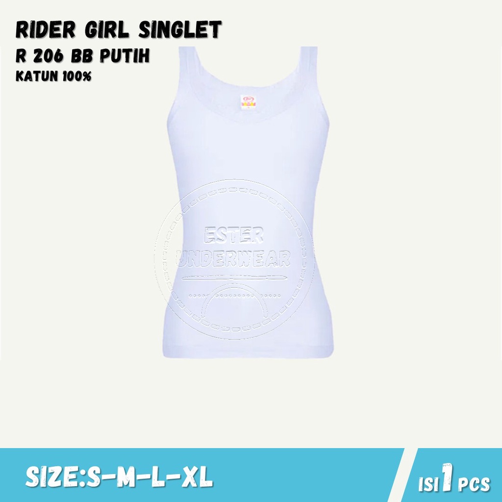 Kaos Singlet Anak Perempuan RIDER KIDS 206 BB Isi-1 Pcs