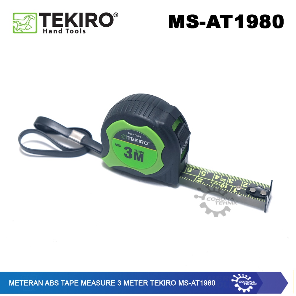 Tekiro - Meteran ABS Tape Measure 3 Meter - MS-AT1980