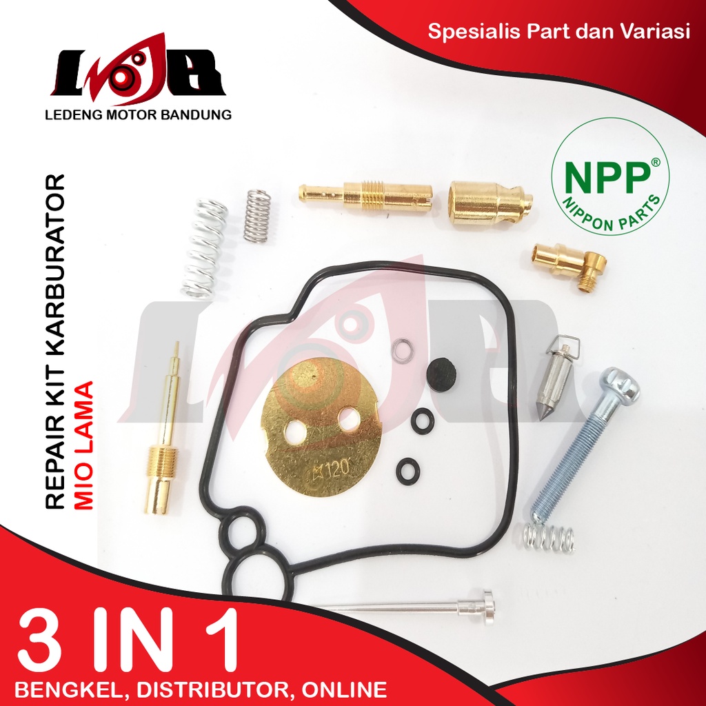 NPP RepairKit Karburator Mio Lama Parkit Carbu Carburator Set Daleman Karbu