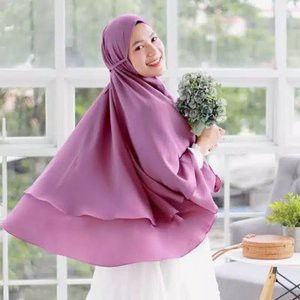 BERGO MARYAM JUMBO 2LAYER PREMIUM HIJAB MARYAM JUMBO DOUBLE LAYER GROSIR MURAH