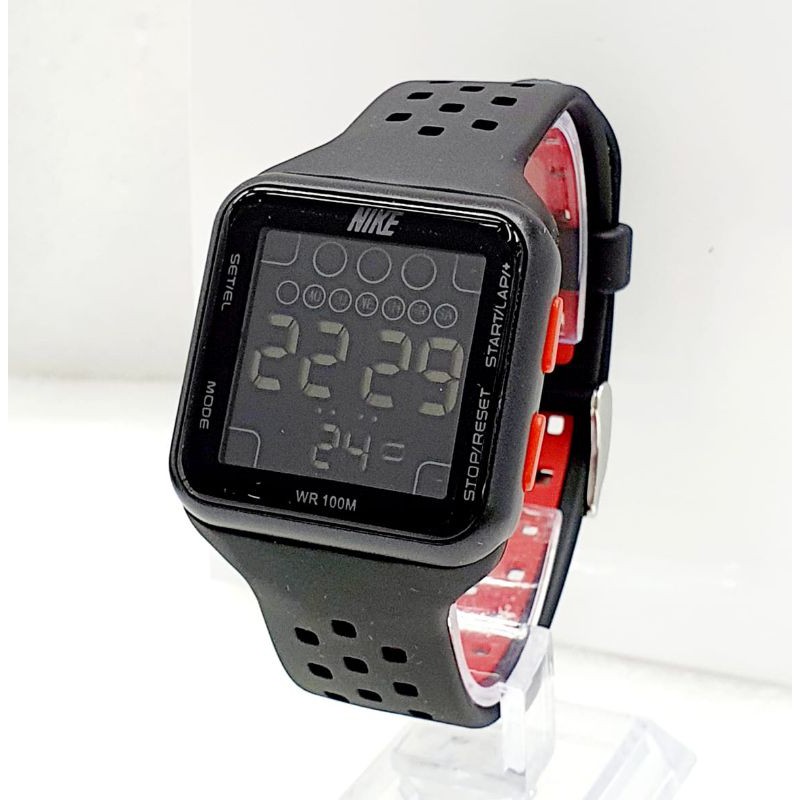 JAM TANGAN NIKE RUBBER / JAM TANGAN WANITA NIKE DIGITAL TALI RUBBER