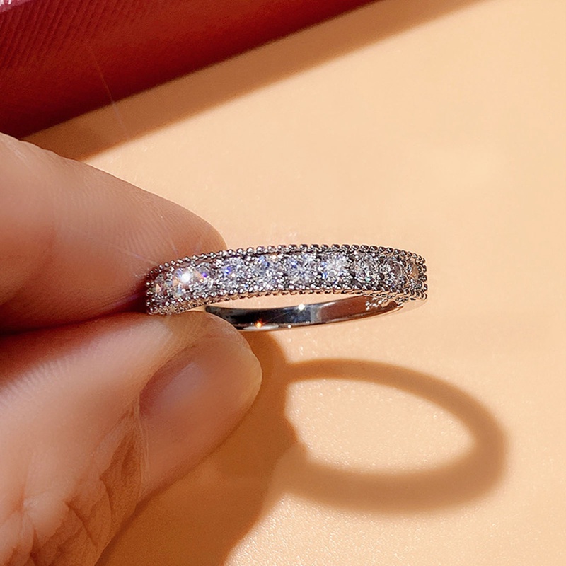 Cincin Batu Dazzling Serbaguna Untuk Aksesoris Wanita