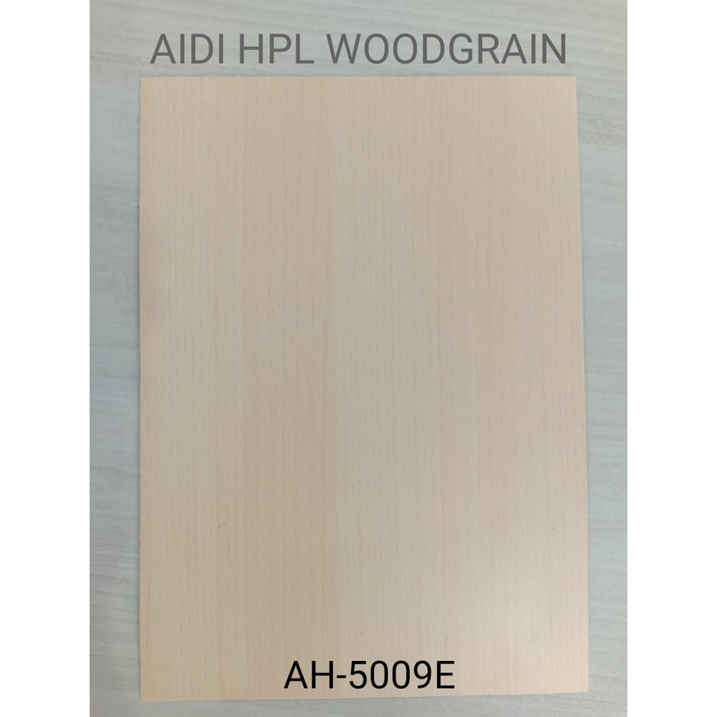 AH 5009E BAVARIAN BEECH HPL URAT KAYU HPL WOODGRAIN HPL SERAT KAYU HPL AIDI HPL AIDI 5009 E