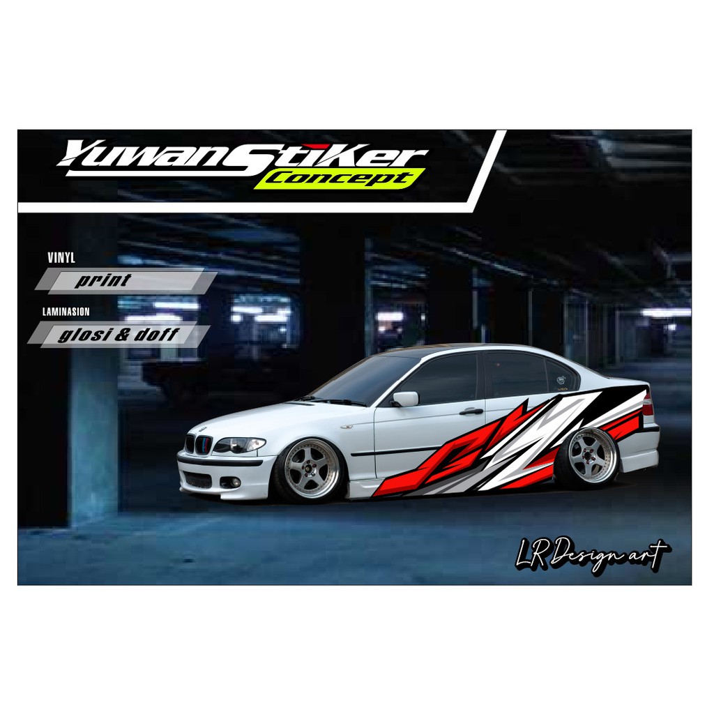 DECAL STIKER MOBIL SEDAN GRAFIS 3