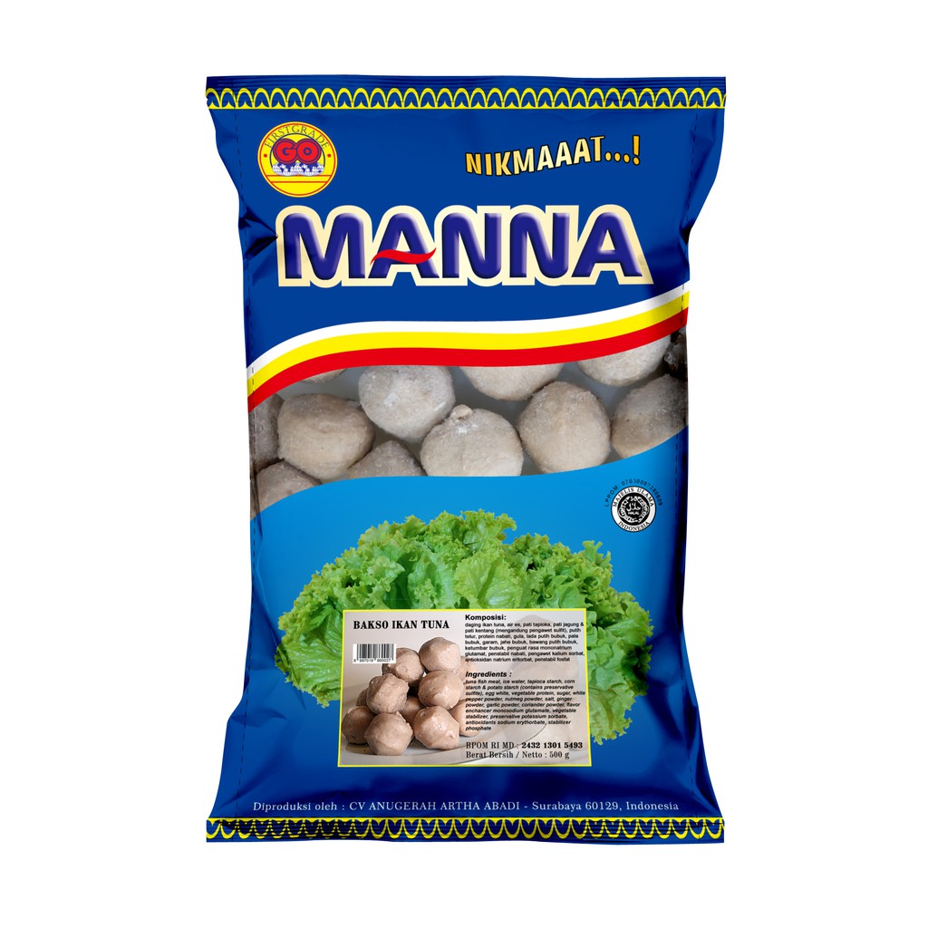 

[FROZEN FOOD GOMANNA] BAKSO IKAN TUNA ASLI ISI 27-30 (500GR) MAKANAN SOSIS NUGGET BPOM HALAL