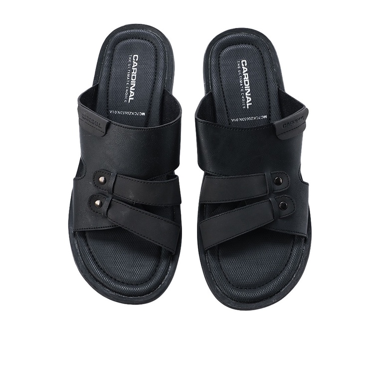 SANDAL SLIDE PRIA CARDINAL ORIGINAL SLINGBACK CASUAL HITAM CA41