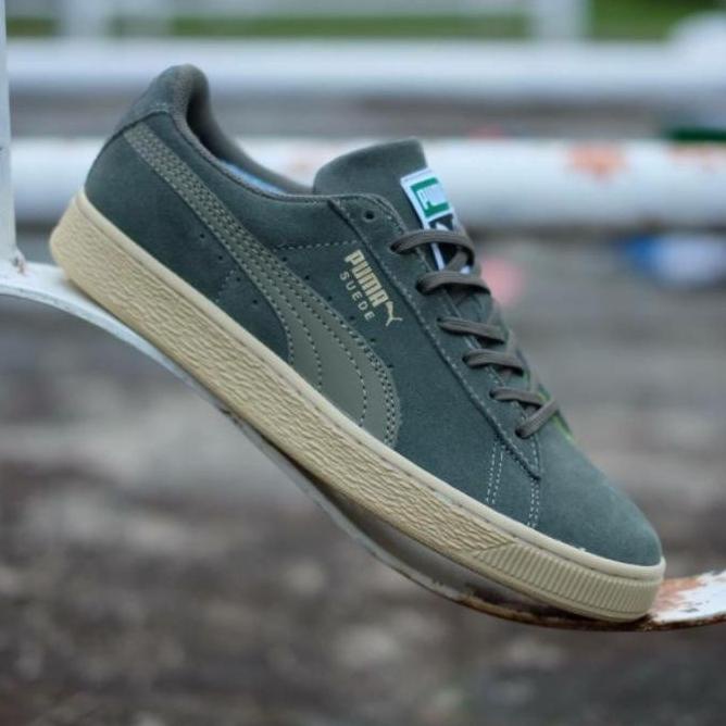SEPATU PUMA ORIGINAL SUEDE GREEN ARMY GUM