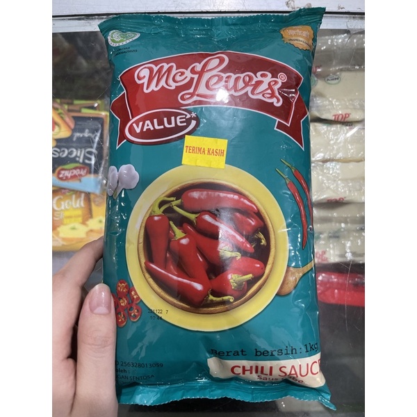 Saus Cabe Mc Lewis 1KG / saos sambal sambel