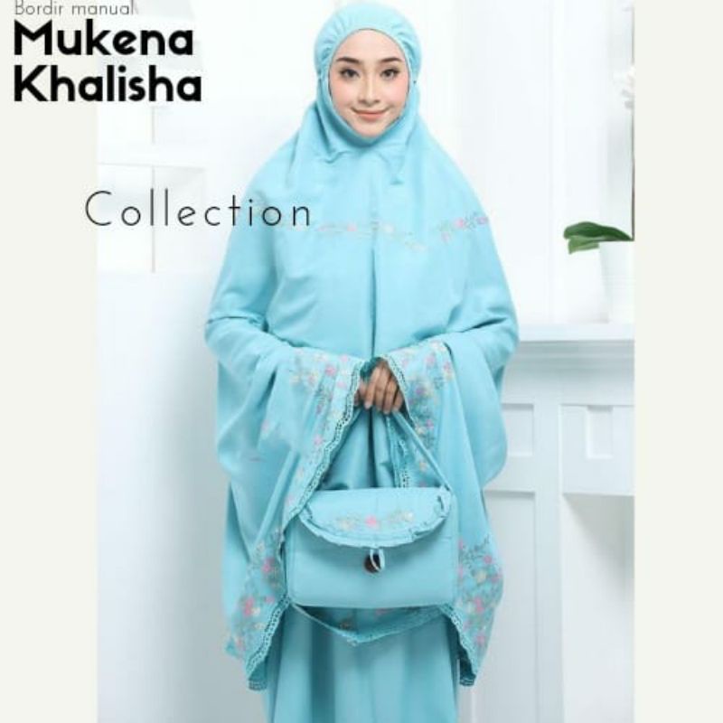 MUKENA Telekung Raudah DEWASA Katun VISCOSE PREMIUM MEWAH  Set tas sejadah