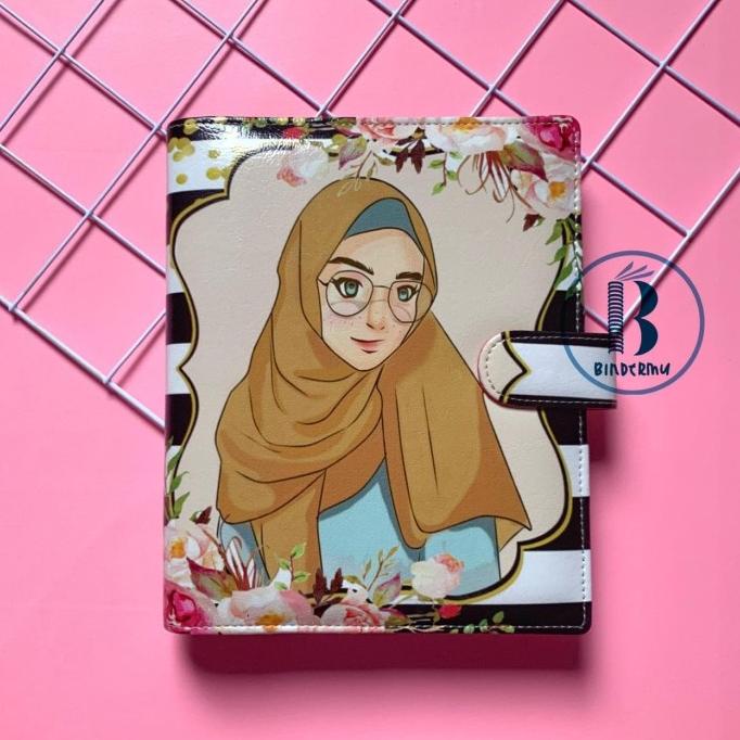 

Office & Stationery | Document Organizer | Binder Ready Motif Cewe Hijab Floral Muslimah Print 20Ring A5 26R B5 | Best Seller