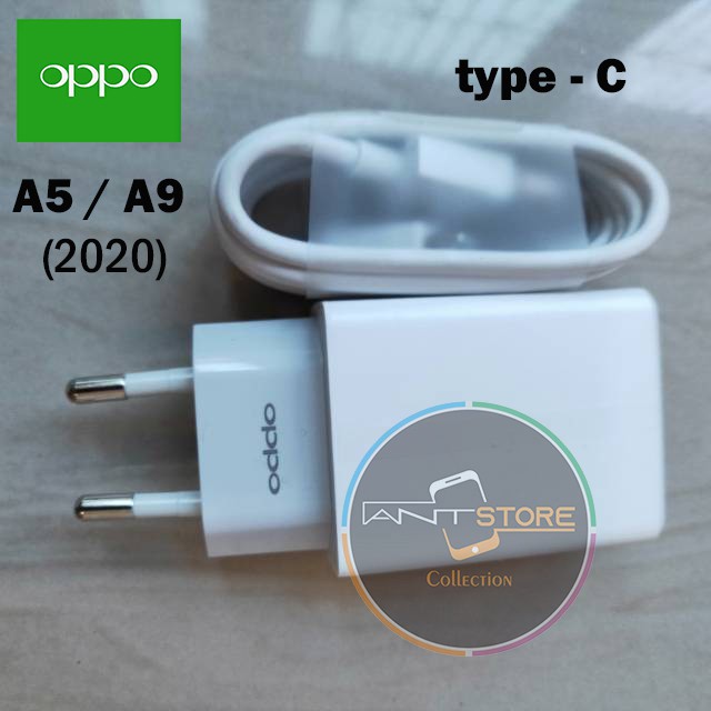 Charger Carger Oppo A5 / A9 2020 Original Type C Fast Charging Ori