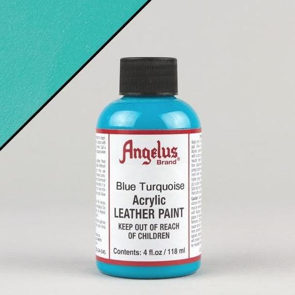 

~@~@~@~@] Angelus Acrylic Leather Paint BLUE TURQUOISE 4oz/120ml