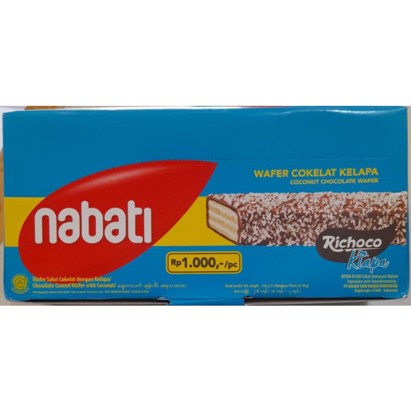 Jual Nabati Wafer Kalpa Box Isi Pc X G Shopee Indonesia