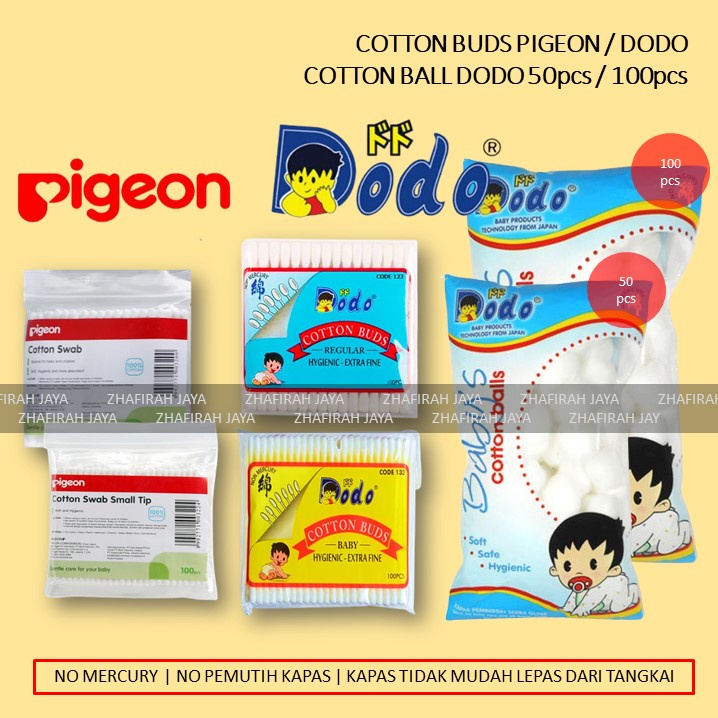 ❤ZJ❤ Cotton Buds Pigeon HUKI DODO Normal Buds isi 100pcs - Cotton buds Bayi PIGEON DODO HUKI isi 100pcs - Cotton buds PIGEON DODO HUKI 100pcs - Cotton Buds PIGEON HUKI DODO Dewasa isi 100pcs