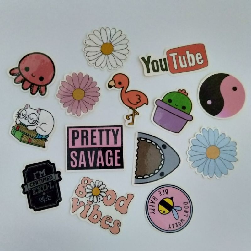 

nipura.id - Sticker Karakter Lucu Sticker Glossy Tempelan Karakter