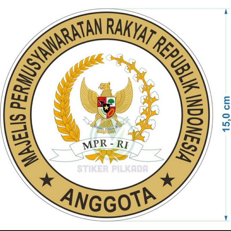 

STIKER DPD / DPR / MPR RI 15x15CM